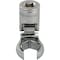 Dynamic Tools 3/8"Dr SAE 3/4" Flex Head, Crow Foot Flare Nut Socket, Chrome D008654 - alternate 1